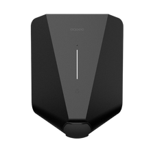 Easee front cover in zwart gekleurd op laadstation