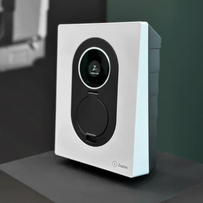 Zaptec GO 2 – Slimme laadpaal 22 kW met socket | RFID | Optioneel met installatie - BlackCharge Cloud White