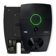 Installatieoverzicht met backplate en bekabeling