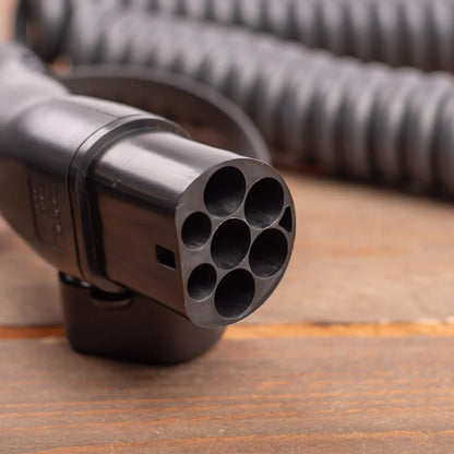 Ratio E-Line Type 2 Laadkabel – Coiled | 3 Fase | 16A | 11kW | 4 Meter | Spiraalkabel - BlackCharge Default Title